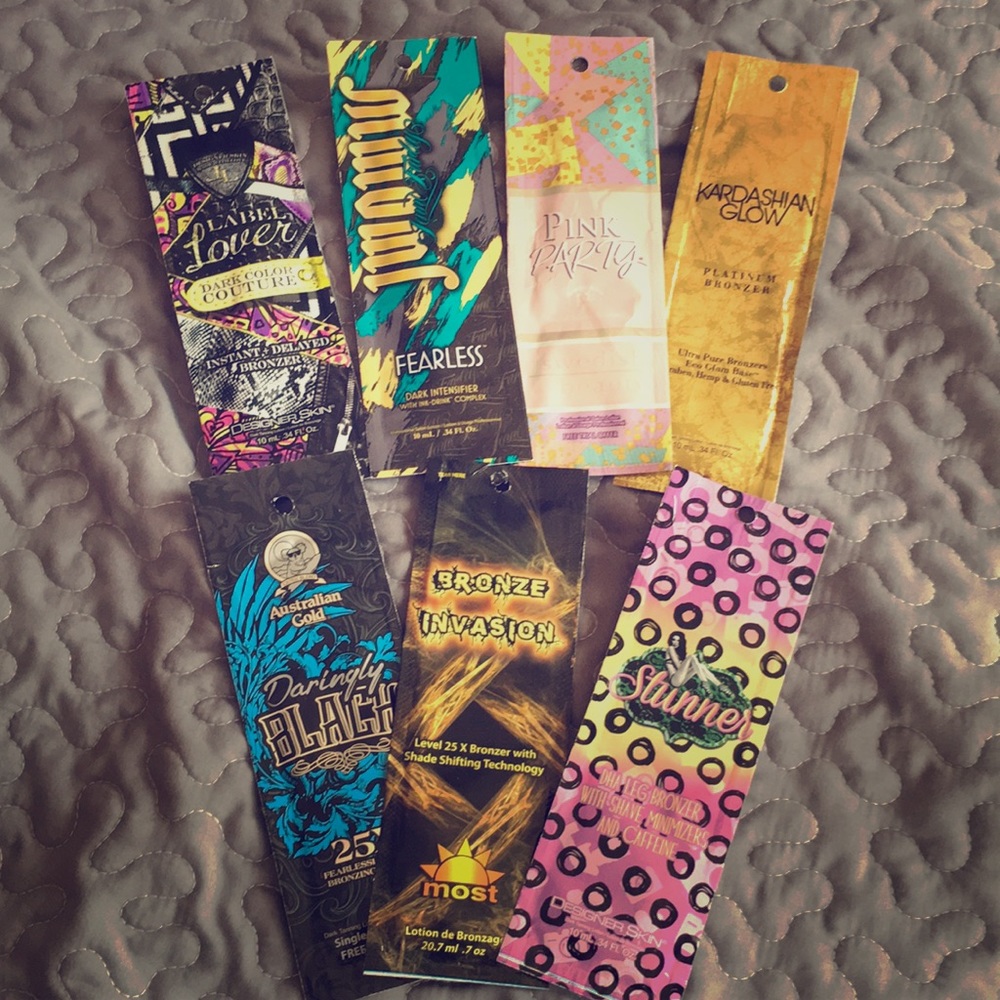 7 tanning packets *new*